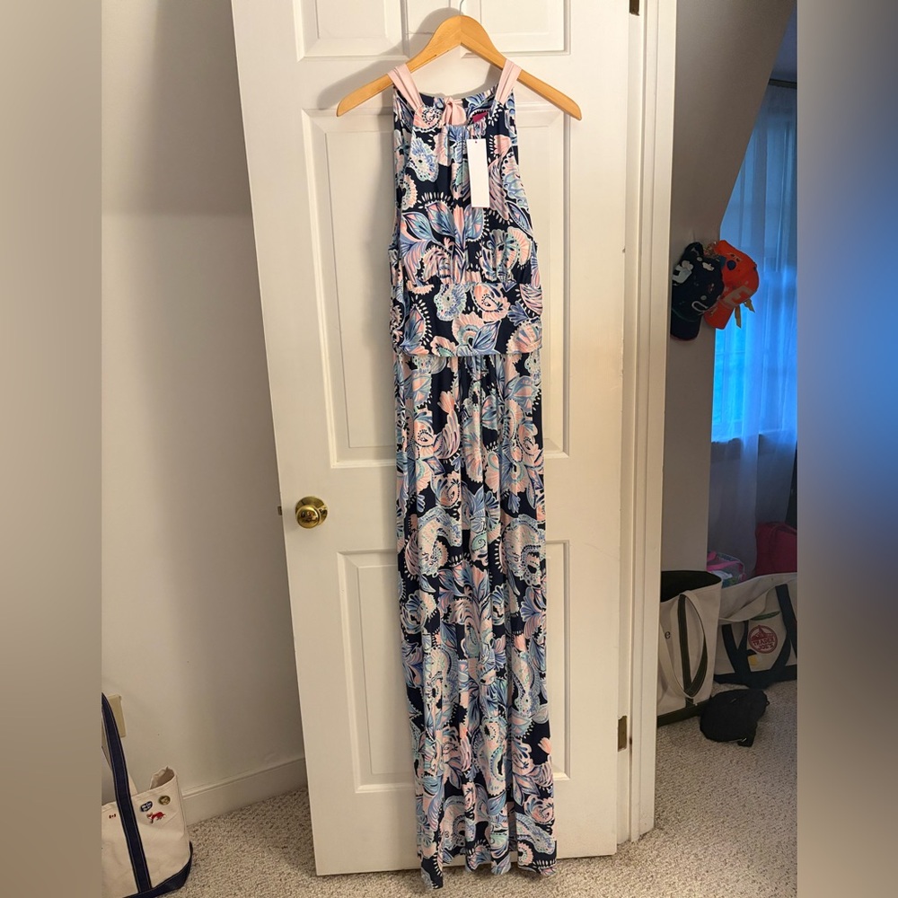 New with Tags Lilly Floral Maxi Dress